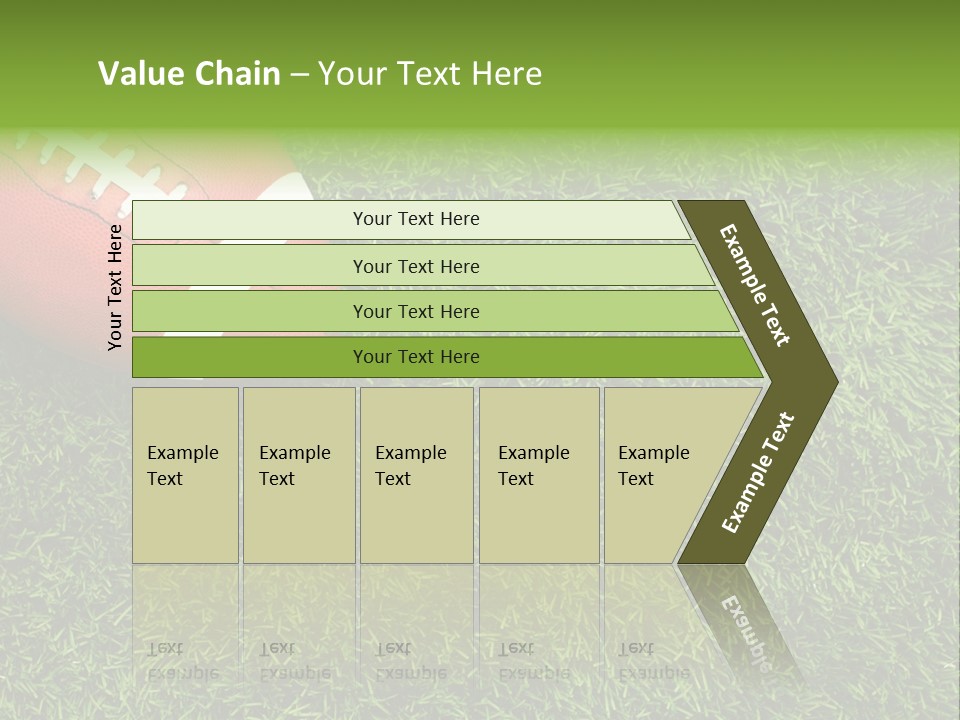 Game Recreation Yard Line PowerPoint Template