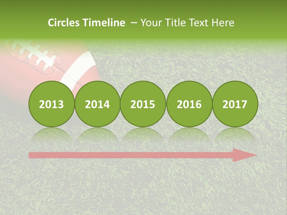 Game Recreation Yard Line PowerPoint Template