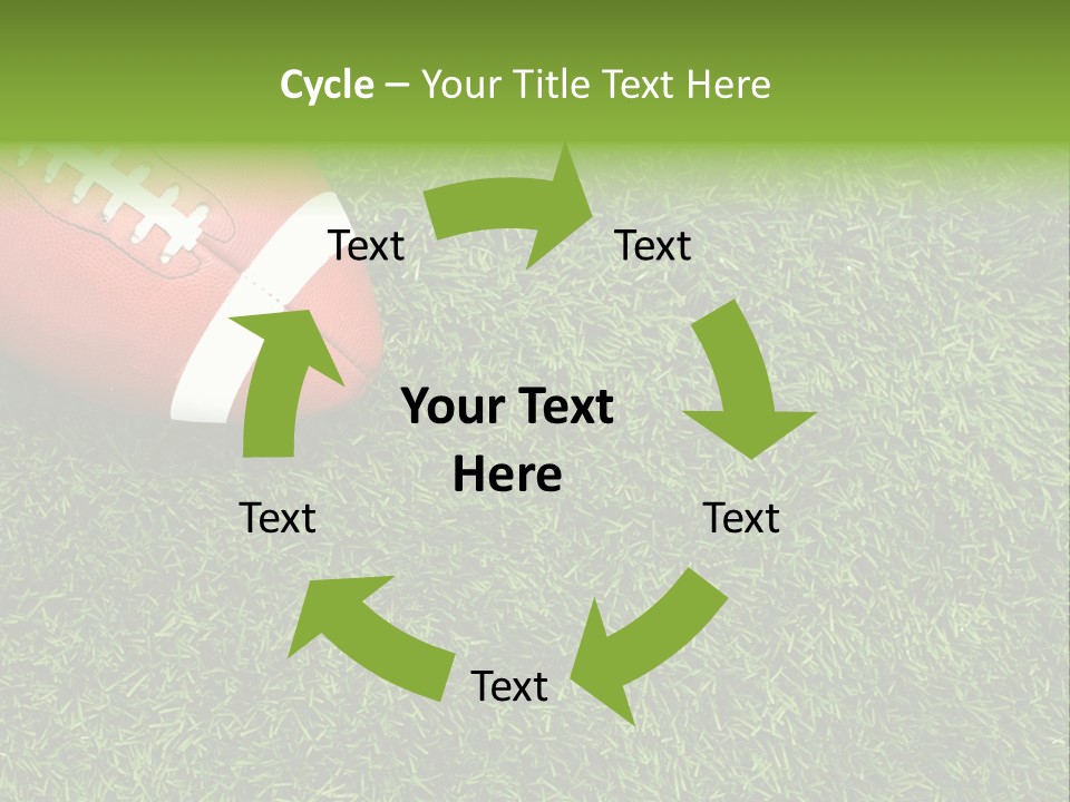 Game Recreation Yard Line PowerPoint Template