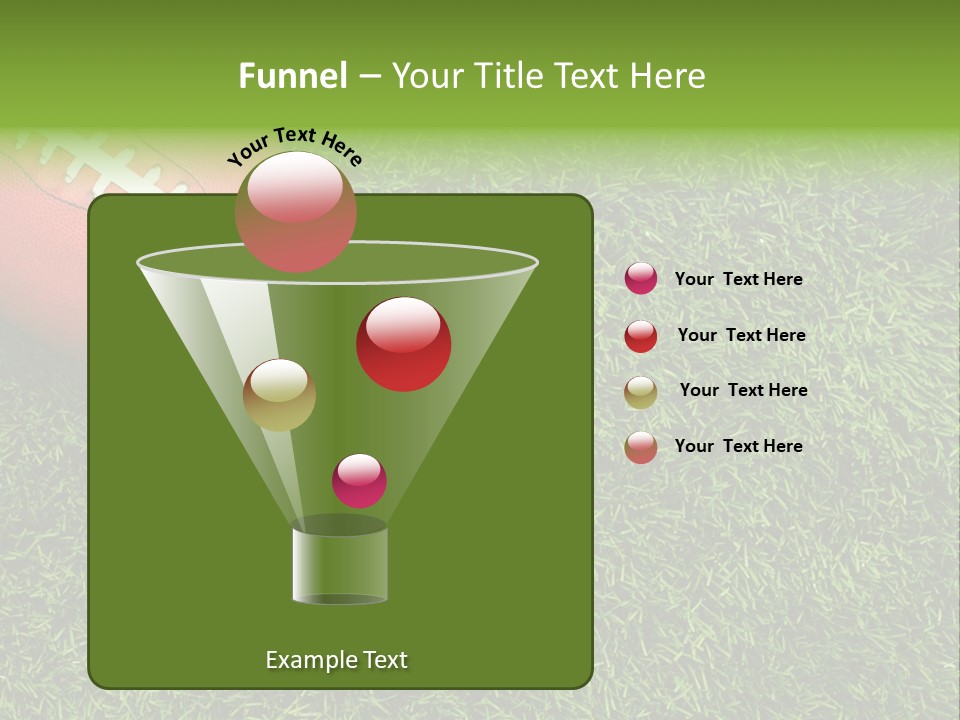 Game Recreation Yard Line PowerPoint Template