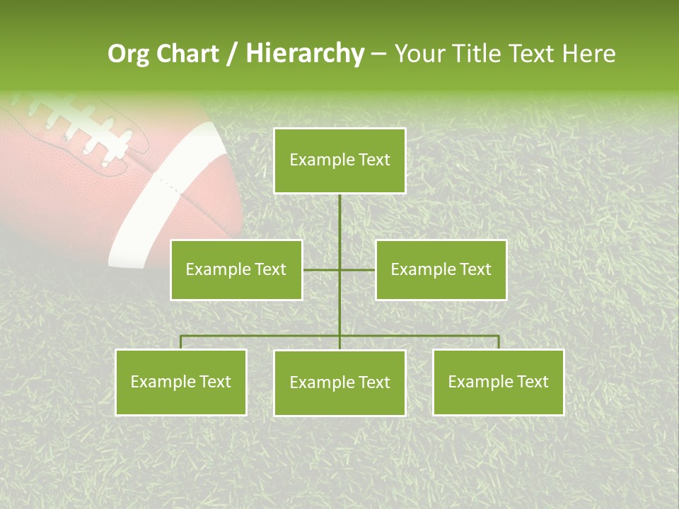 Game Recreation Yard Line PowerPoint Template