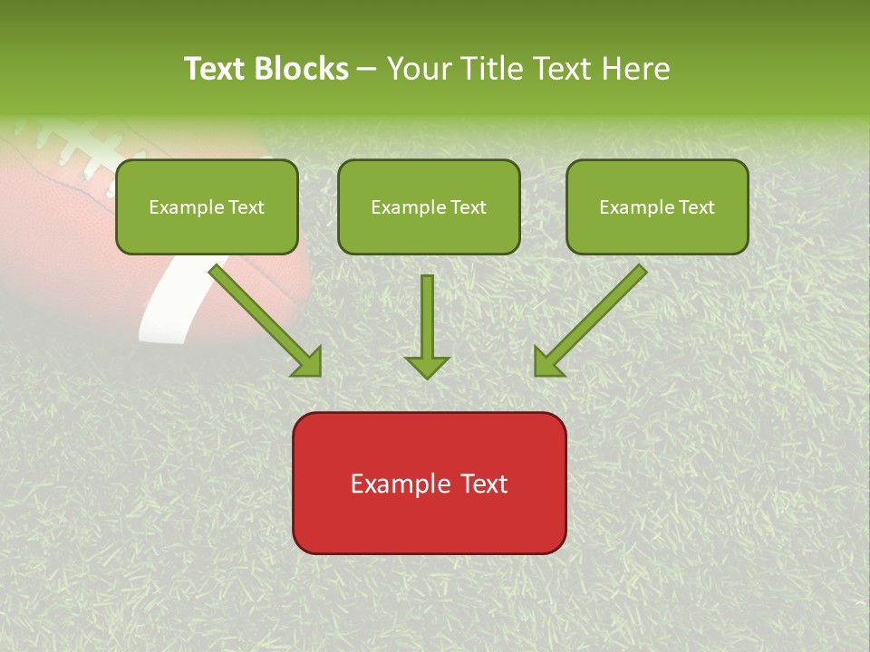 Game Recreation Yard Line PowerPoint Template