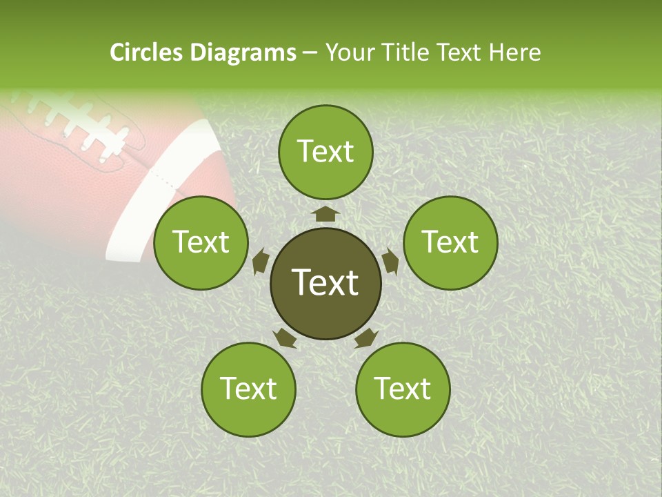 Game Recreation Yard Line PowerPoint Template