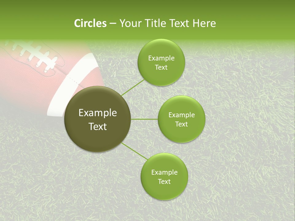 Game Recreation Yard Line PowerPoint Template