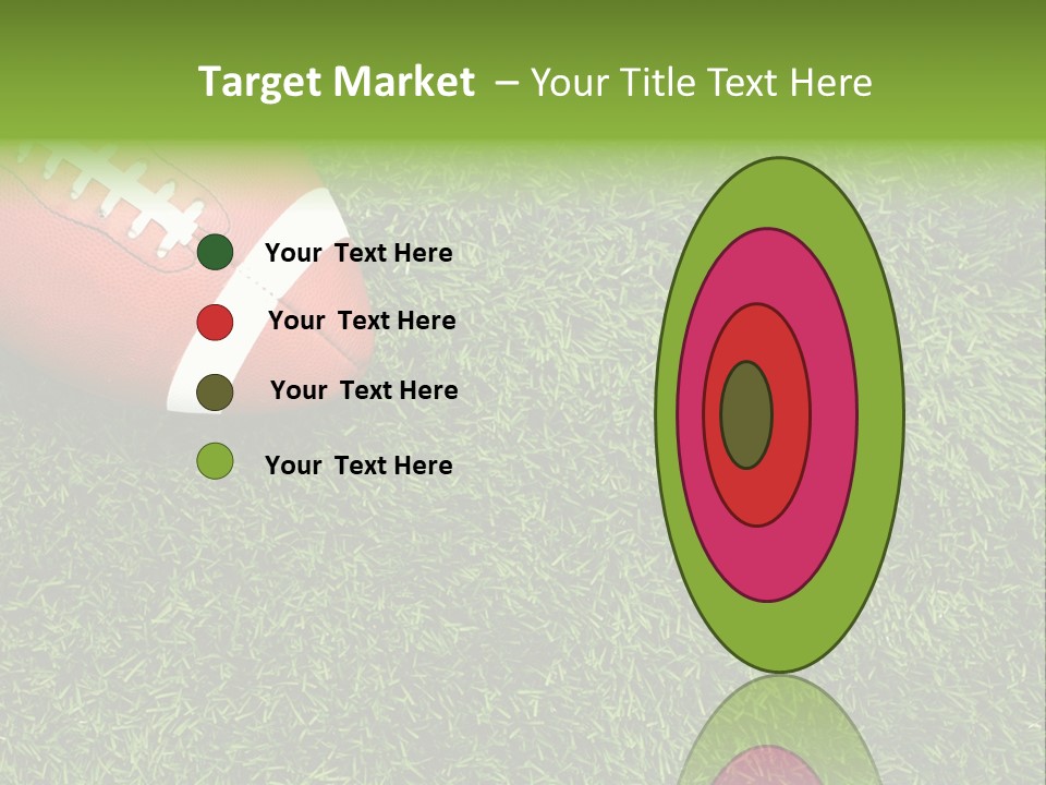 Game Recreation Yard Line PowerPoint Template