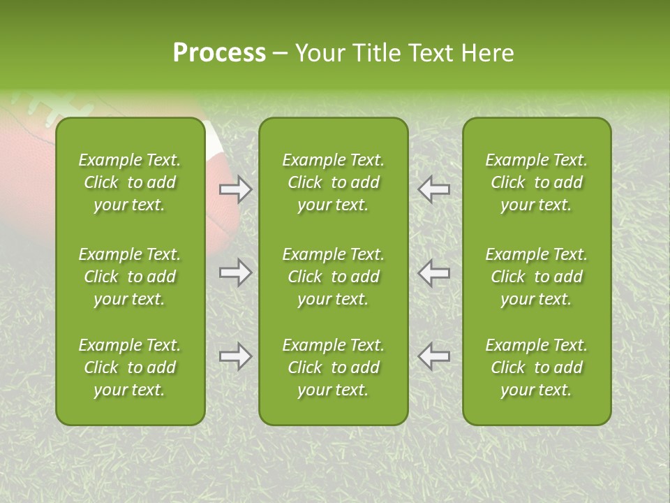 Game Recreation Yard Line PowerPoint Template