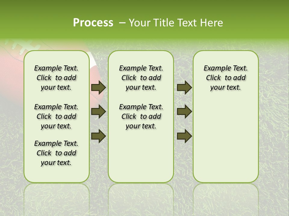 Game Recreation Yard Line PowerPoint Template