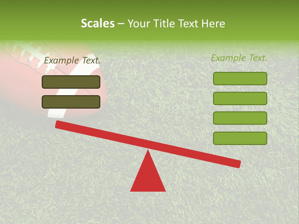 Game Recreation Yard Line PowerPoint Template