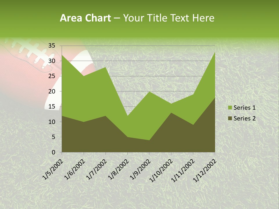 Game Recreation Yard Line PowerPoint Template