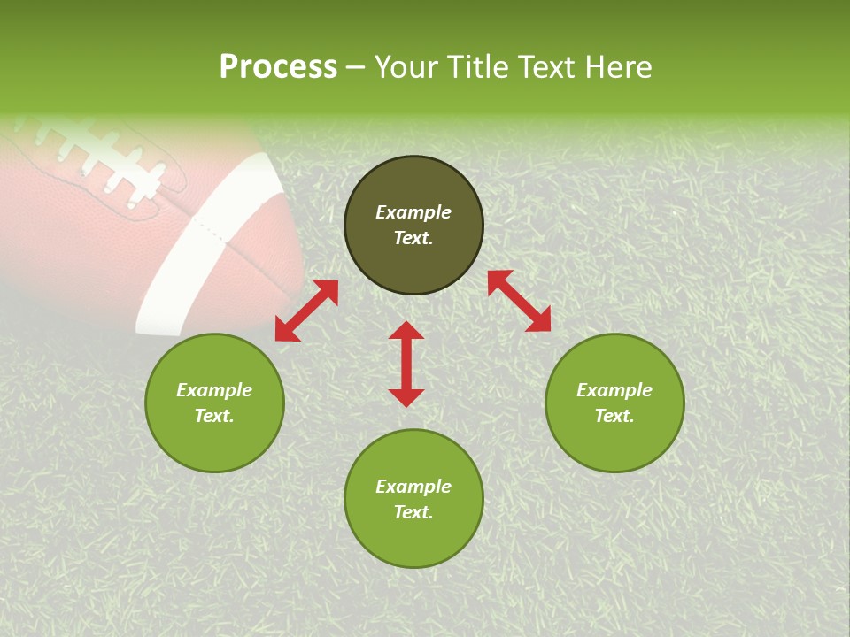 Game Recreation Yard Line PowerPoint Template