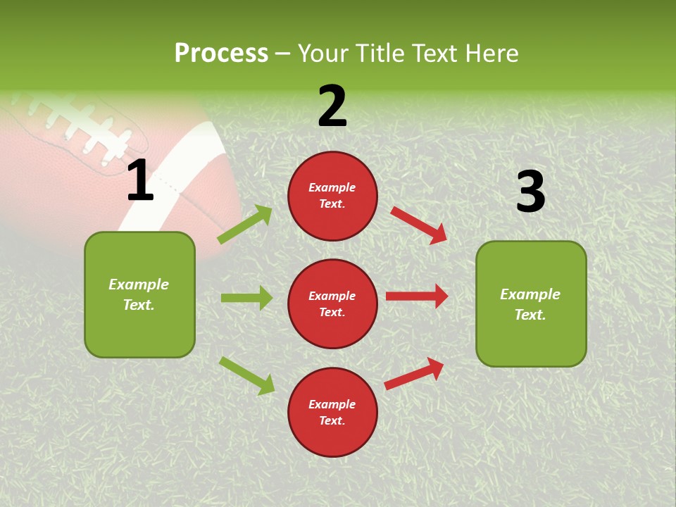 Game Recreation Yard Line PowerPoint Template