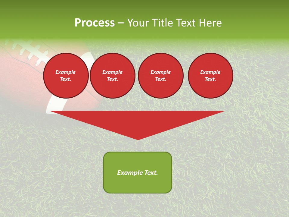 Game Recreation Yard Line PowerPoint Template