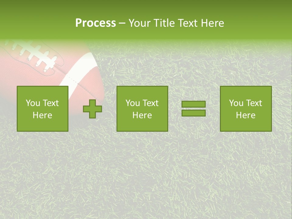 Game Recreation Yard Line PowerPoint Template