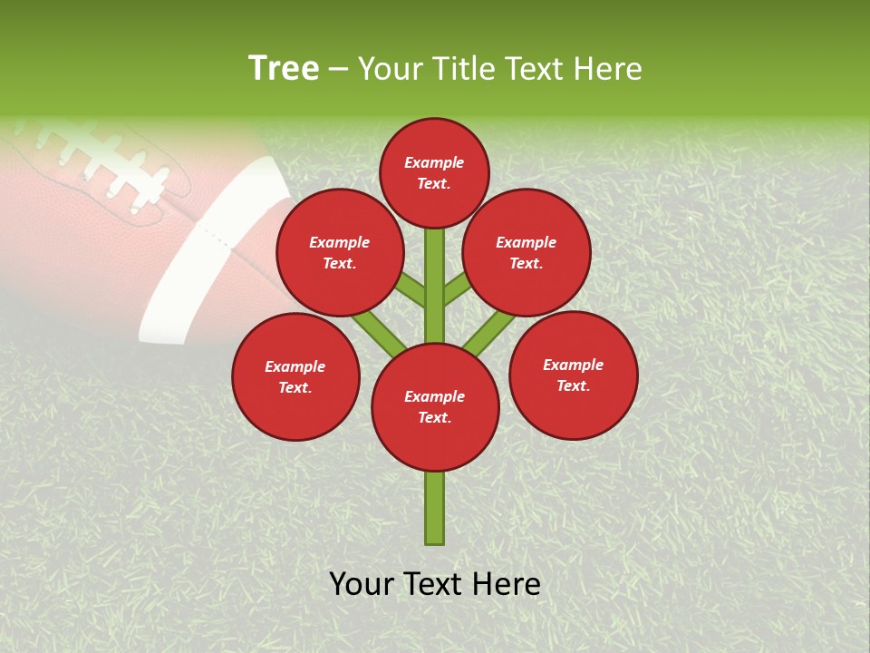 Game Recreation Yard Line PowerPoint Template