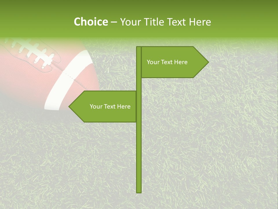 Game Recreation Yard Line PowerPoint Template