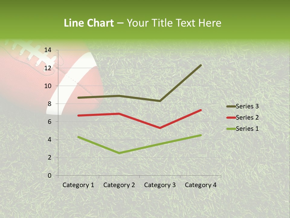Game Recreation Yard Line PowerPoint Template