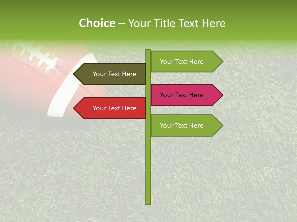 Game Recreation Yard Line PowerPoint Template