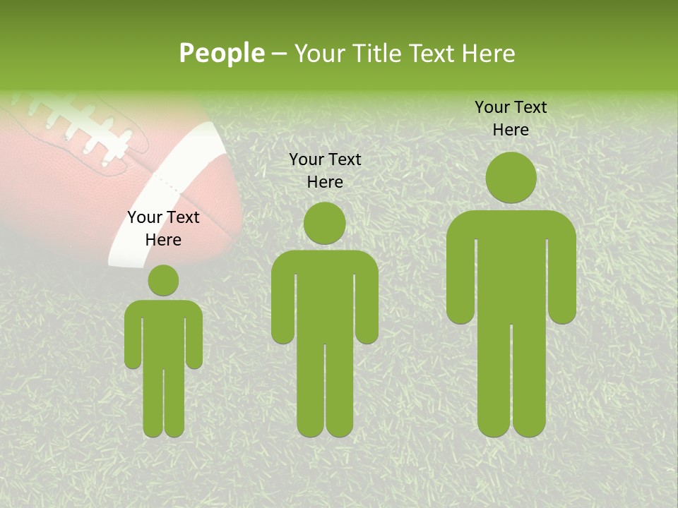 Game Recreation Yard Line PowerPoint Template