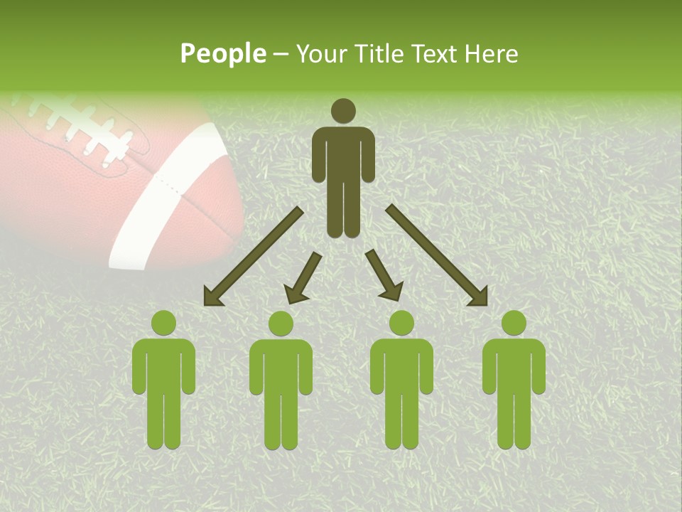 Game Recreation Yard Line PowerPoint Template