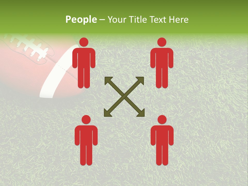 Game Recreation Yard Line PowerPoint Template