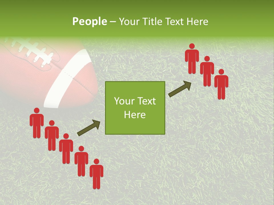 Game Recreation Yard Line PowerPoint Template