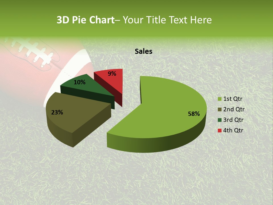 Game Recreation Yard Line PowerPoint Template