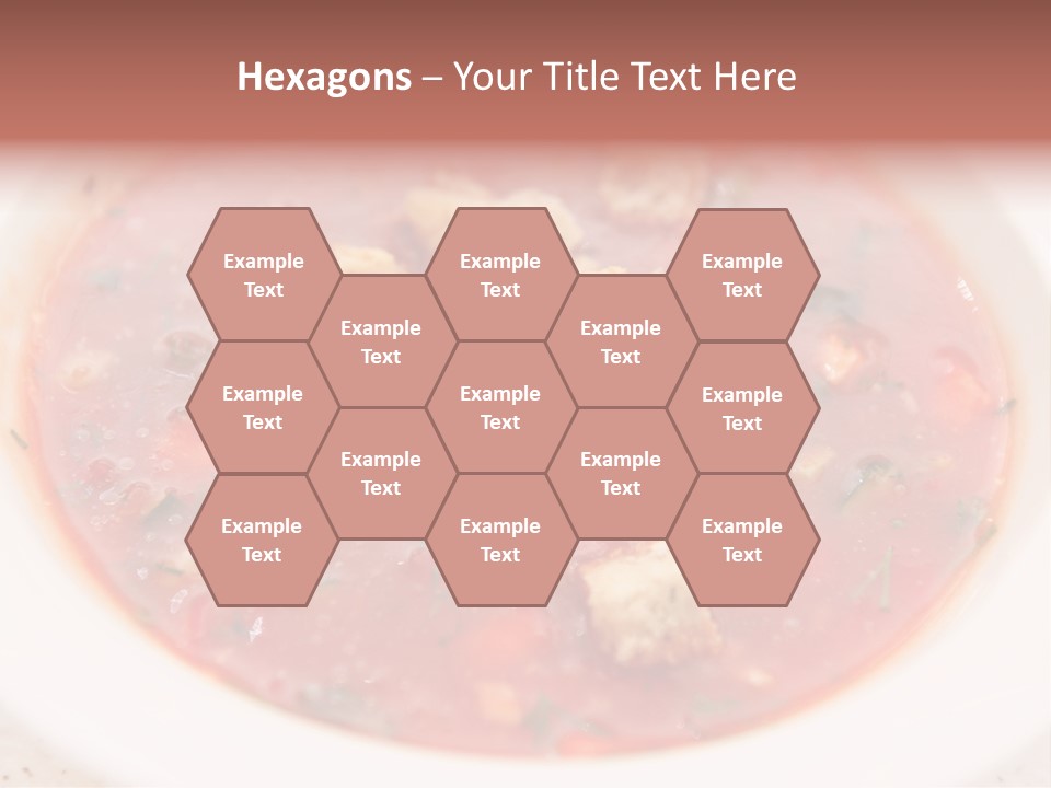 Spice Gazpacho Liquid PowerPoint Template