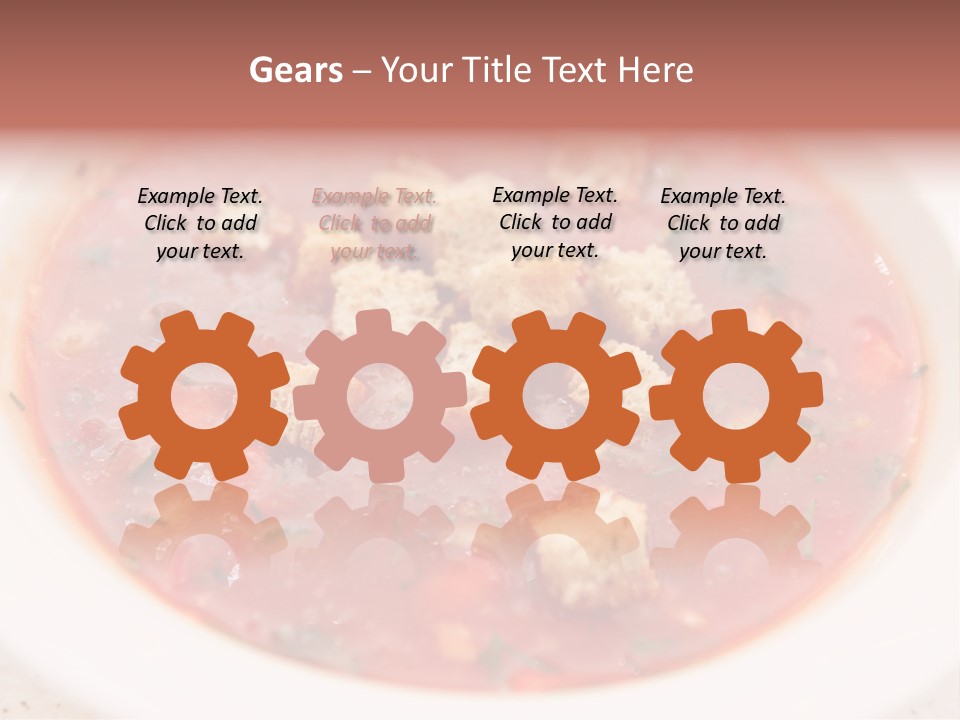 Spice Gazpacho Liquid PowerPoint Template