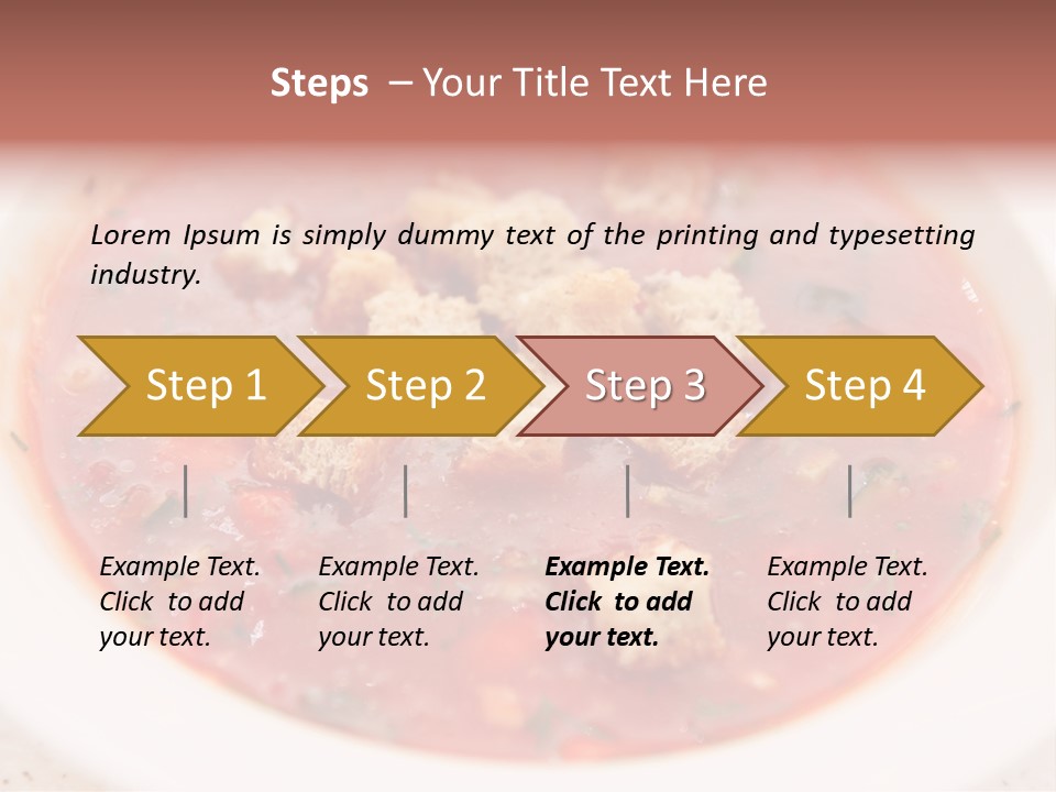 Spice Gazpacho Liquid PowerPoint Template