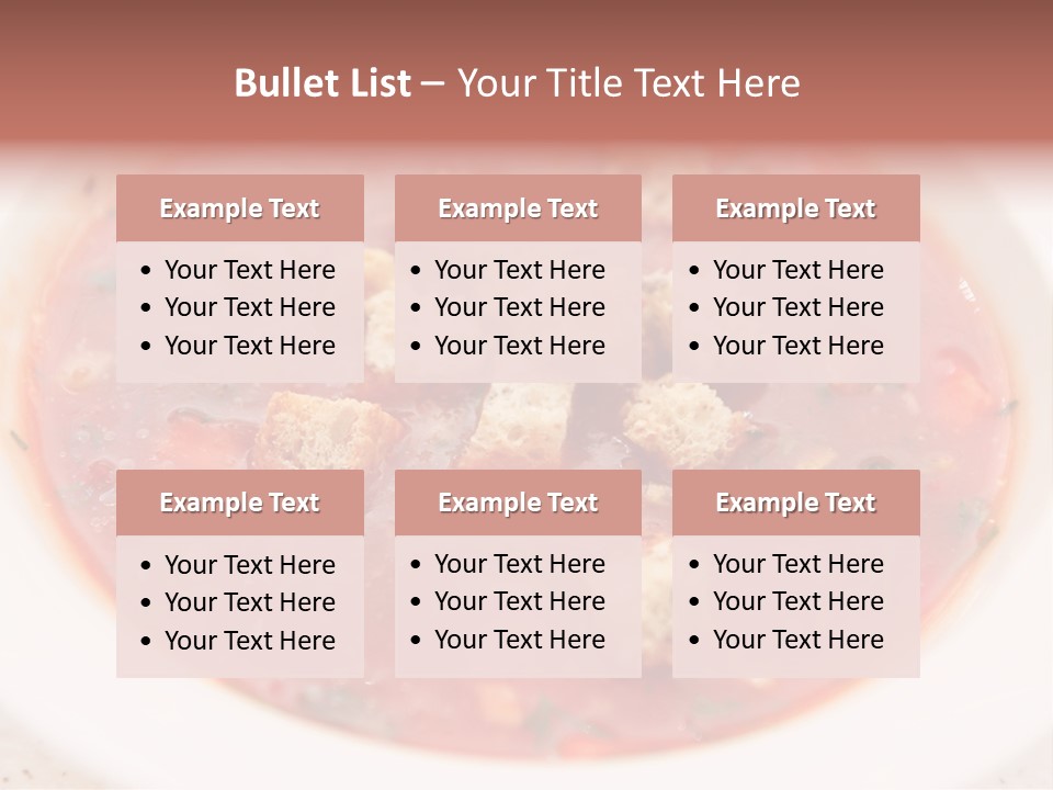 Spice Gazpacho Liquid PowerPoint Template