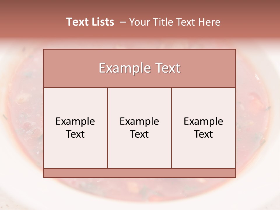 Spice Gazpacho Liquid PowerPoint Template