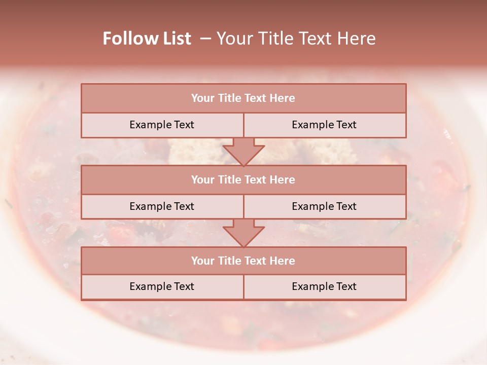 Spice Gazpacho Liquid PowerPoint Template