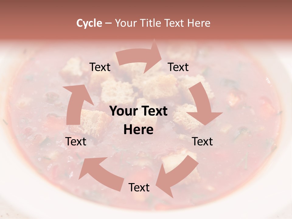 Spice Gazpacho Liquid PowerPoint Template