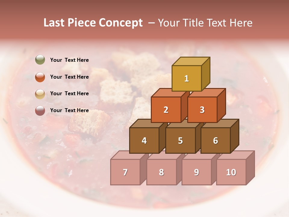 Spice Gazpacho Liquid PowerPoint Template