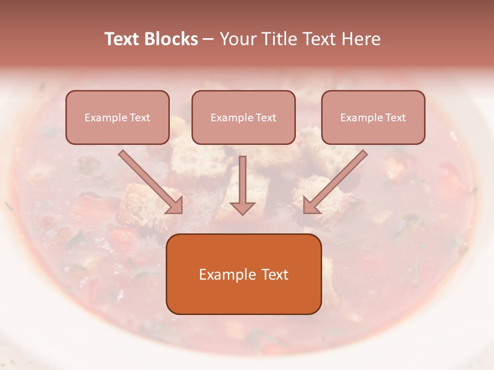Spice Gazpacho Liquid PowerPoint Template