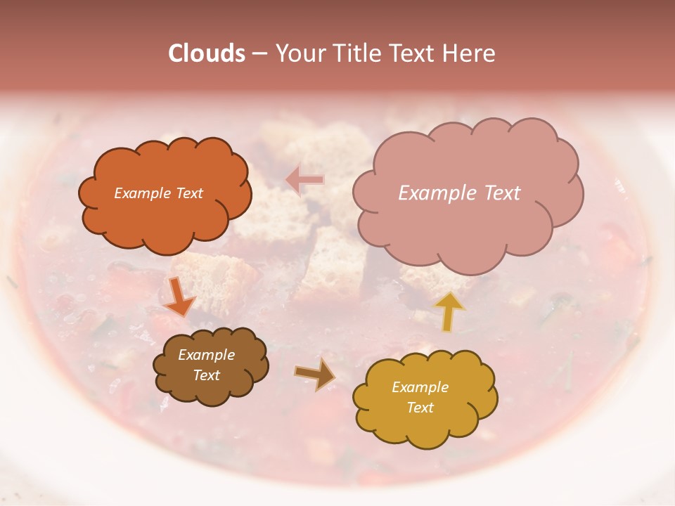 Spice Gazpacho Liquid PowerPoint Template