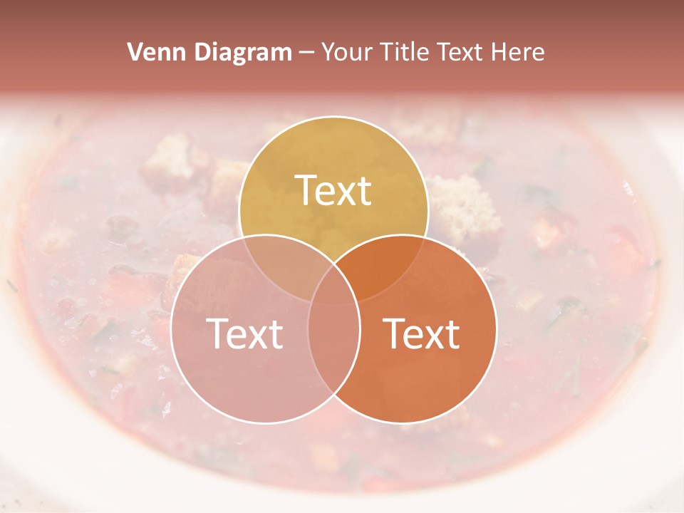 Spice Gazpacho Liquid PowerPoint Template