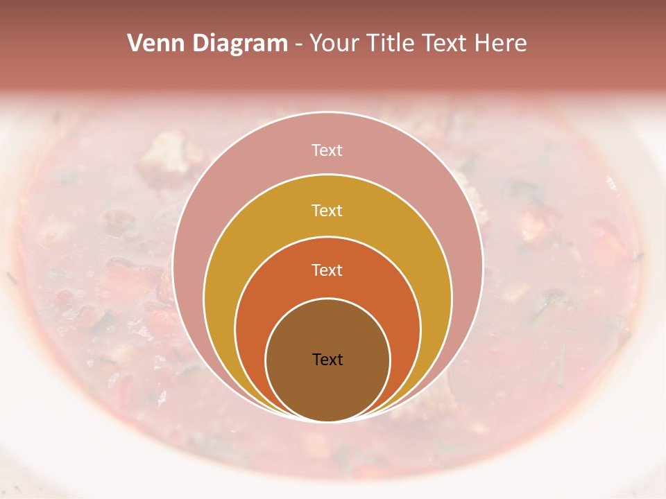 Spice Gazpacho Liquid PowerPoint Template