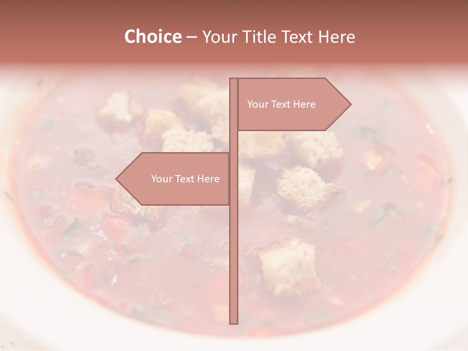 Spice Gazpacho Liquid PowerPoint Template