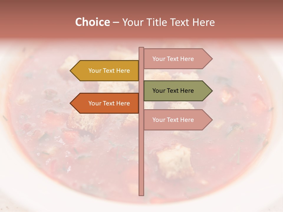 Spice Gazpacho Liquid PowerPoint Template