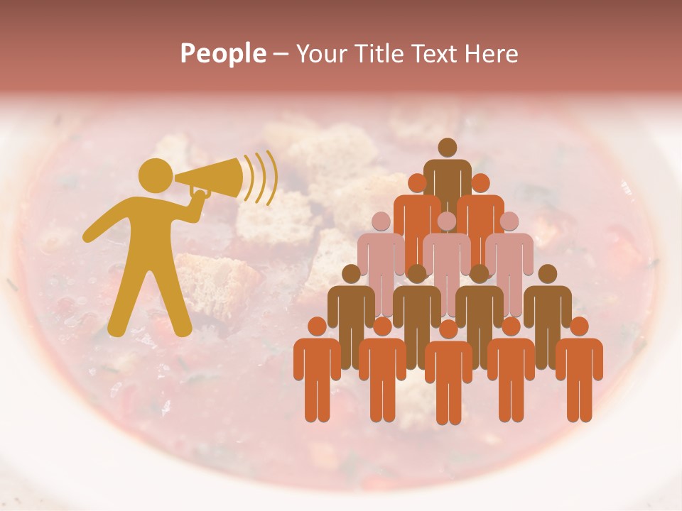 Spice Gazpacho Liquid PowerPoint Template