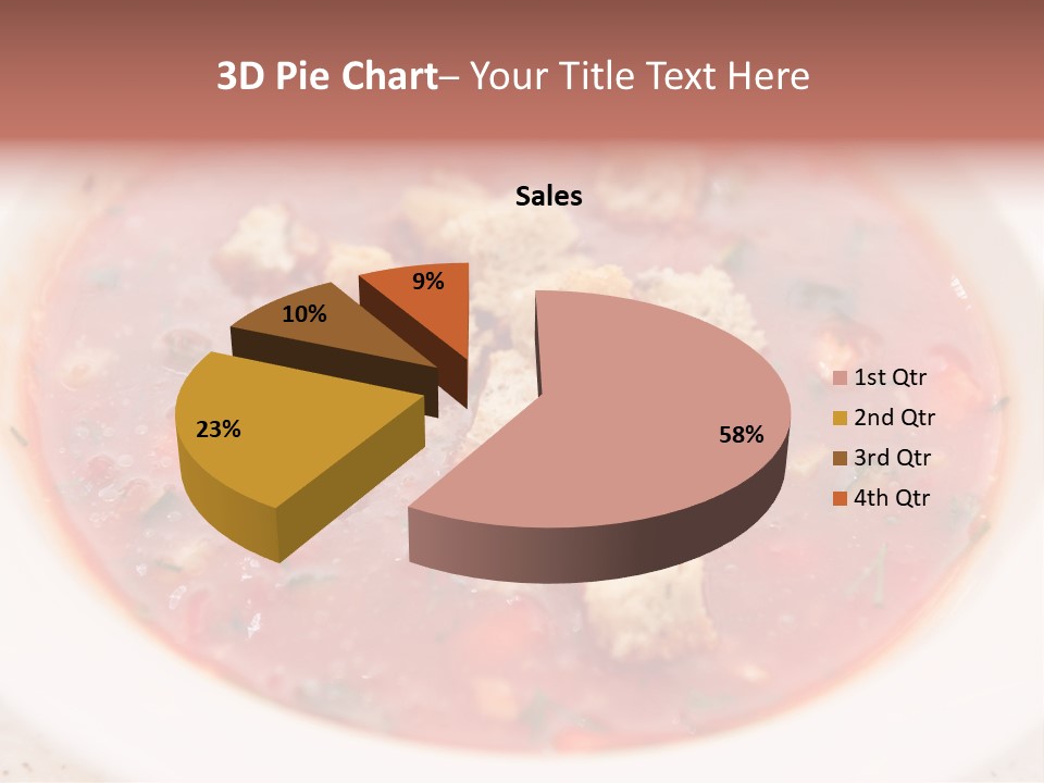 Spice Gazpacho Liquid PowerPoint Template