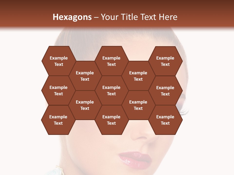 Beautiful Makeup Femininity PowerPoint Template