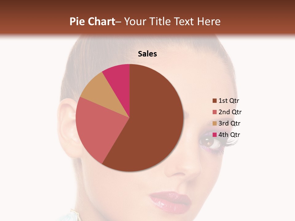 Beautiful Makeup Femininity PowerPoint Template