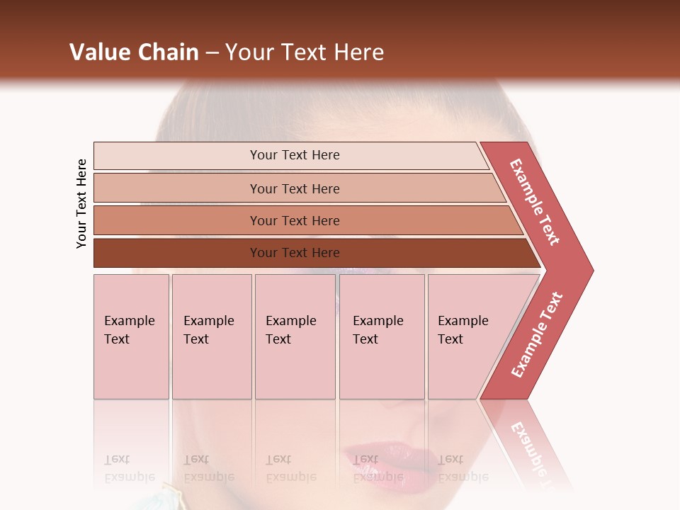 Beautiful Makeup Femininity PowerPoint Template