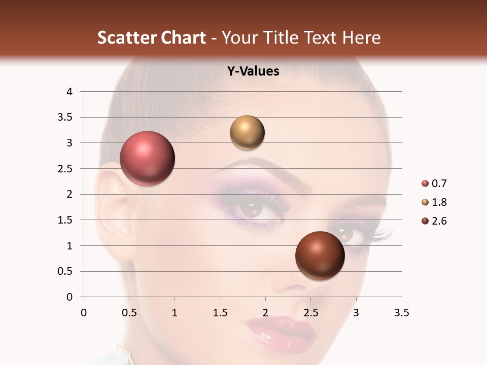Beautiful Makeup Femininity PowerPoint Template