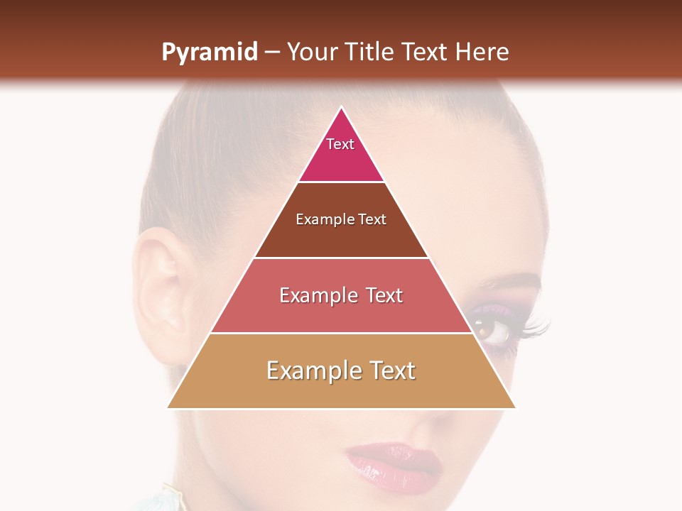 Beautiful Makeup Femininity PowerPoint Template