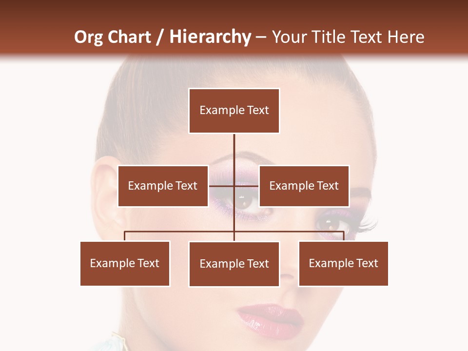 Beautiful Makeup Femininity PowerPoint Template