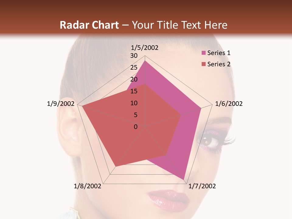 Beautiful Makeup Femininity PowerPoint Template