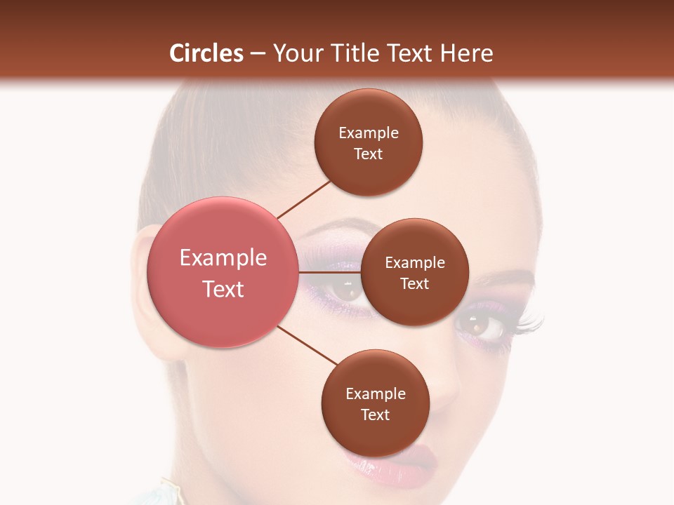 Beautiful Makeup Femininity PowerPoint Template